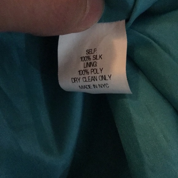 Annie Griffin one sleeve silk dress - Picture 9 of 9